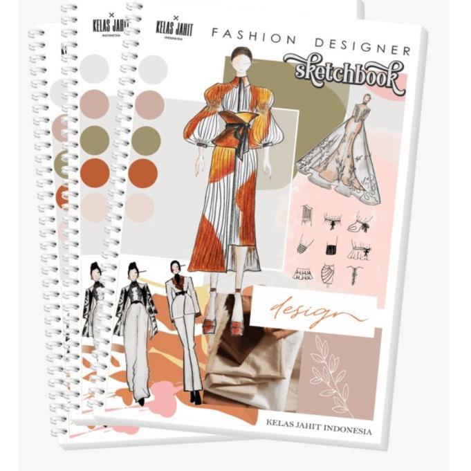 

[KODE PRODUK Q0CCF9543] Buku Fashion Designer Sketchbook Style Figure Drawing Desain Fashionary