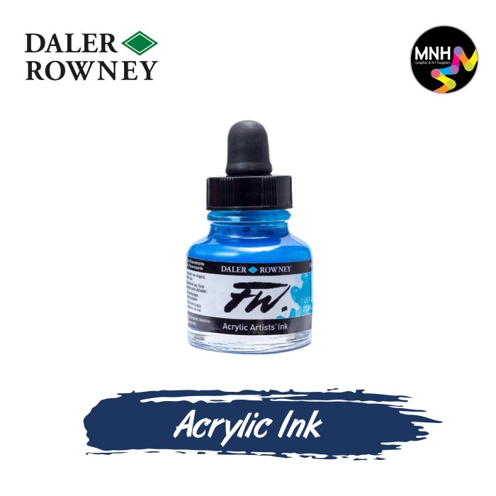 

Daler Rowney Fw Ink 29.5ml Rowney Blue