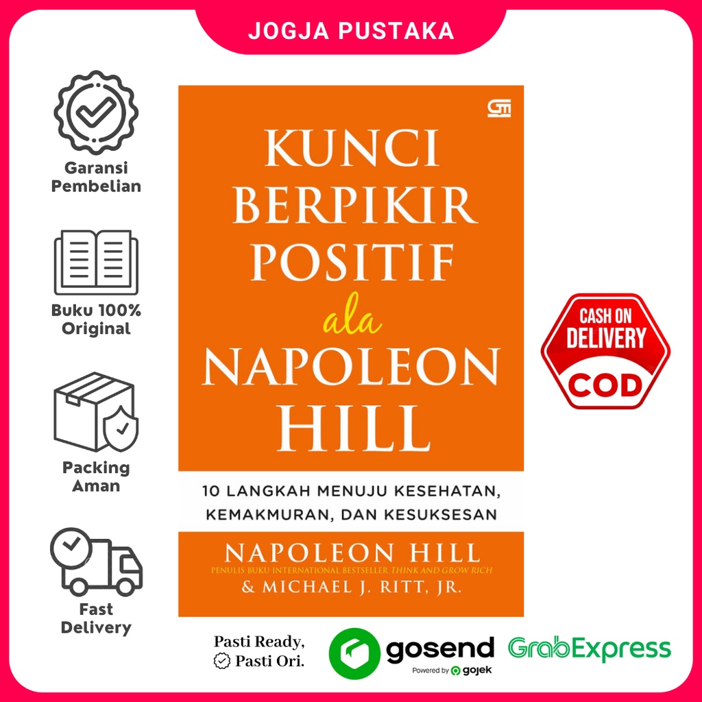 Buku Kunci Berpikir Positif Ala Napoleon Hill - Napoleon Hill