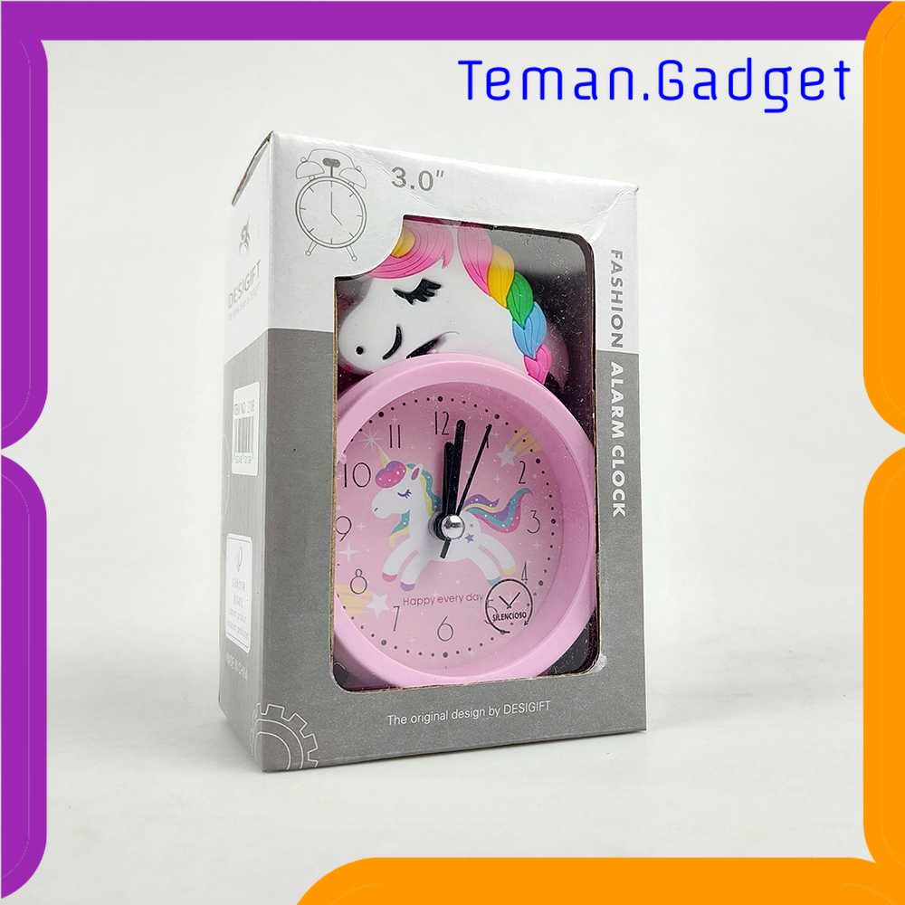 TG-PJM DESIGIFT Jam Weker Alarm Model Classic Unicorn - DS2108