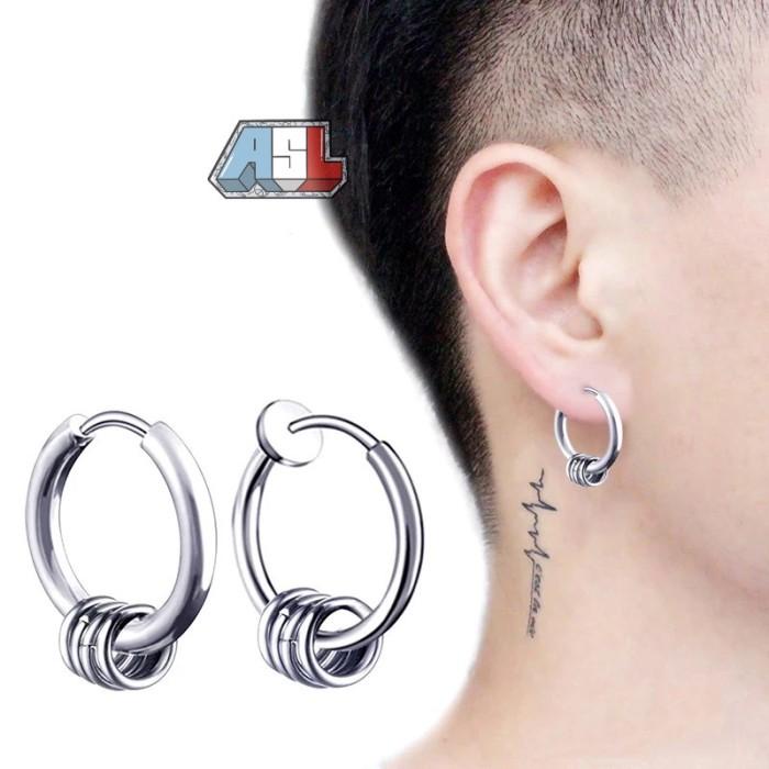 Anting Pria Wanita Korea Tindik Jepit Bts Gor7 Exo Kpop Rings 078