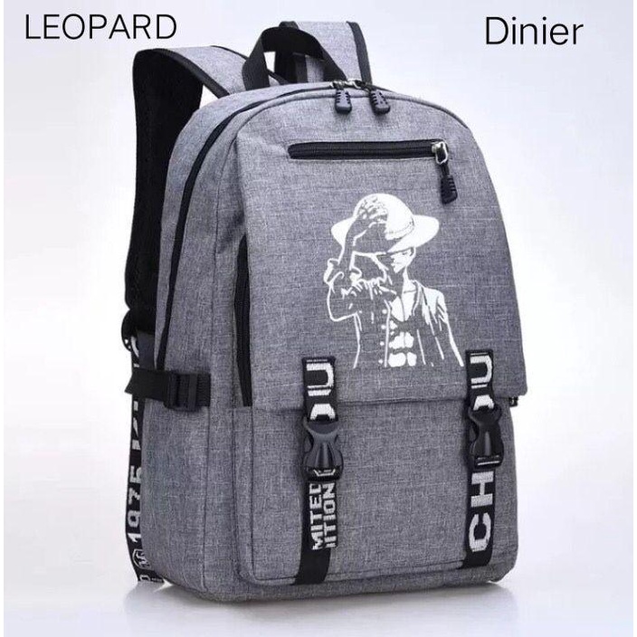 Tas Ransel Sekolah Anime One Piece dinirl Tas Sekolah Anak Laki Laki Sd Smp Backpack Ransel Anak Murah