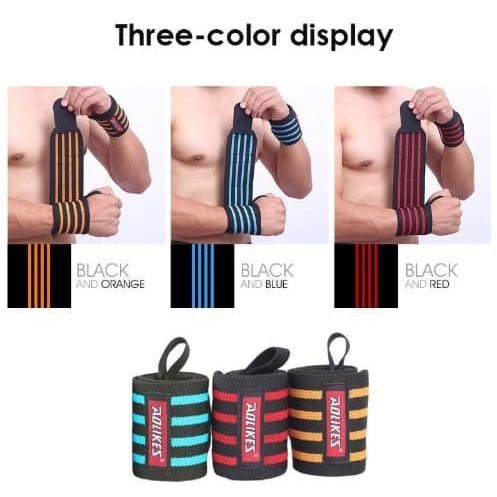 

yang dicari] AOLIKES 1PCS Hand Wraps Sport Wrist Strap Lifting Wrist Support Wraps