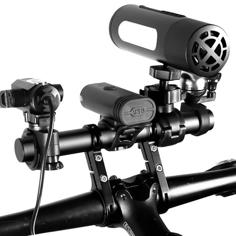 ETA BIKE HANDLEBAR SEPEDA EXTENDER MOUNT EKSTENDER ALUMINIUM BRACKET RACK DUDUKAN SEPEDA STANG BARFLY BAR FLY RACK 20 CM - BTM31