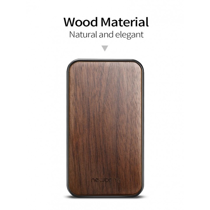 NEWBRING - ID Credit Card Holder Wallet Twist Model - Wood Material