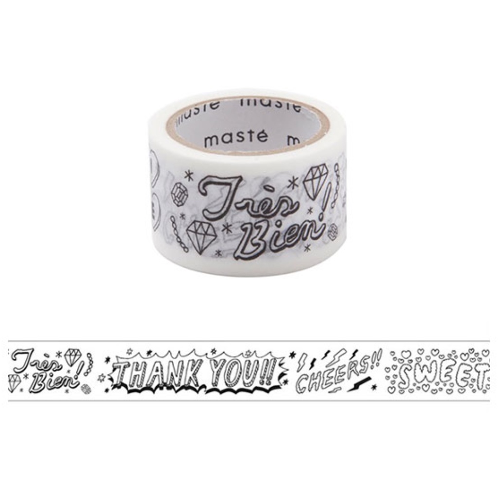 

Mark's Maste Masking Tape Message For Coloring