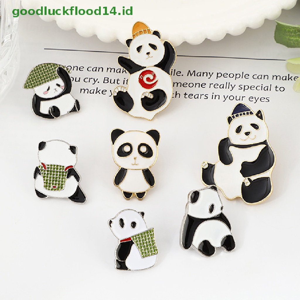 [GOOGFOUR] Bros Panda Cina Lencana Logam Tas Pakaian Pin Perhiasan Hadiah Untuk Pecinta Panda [TOP]