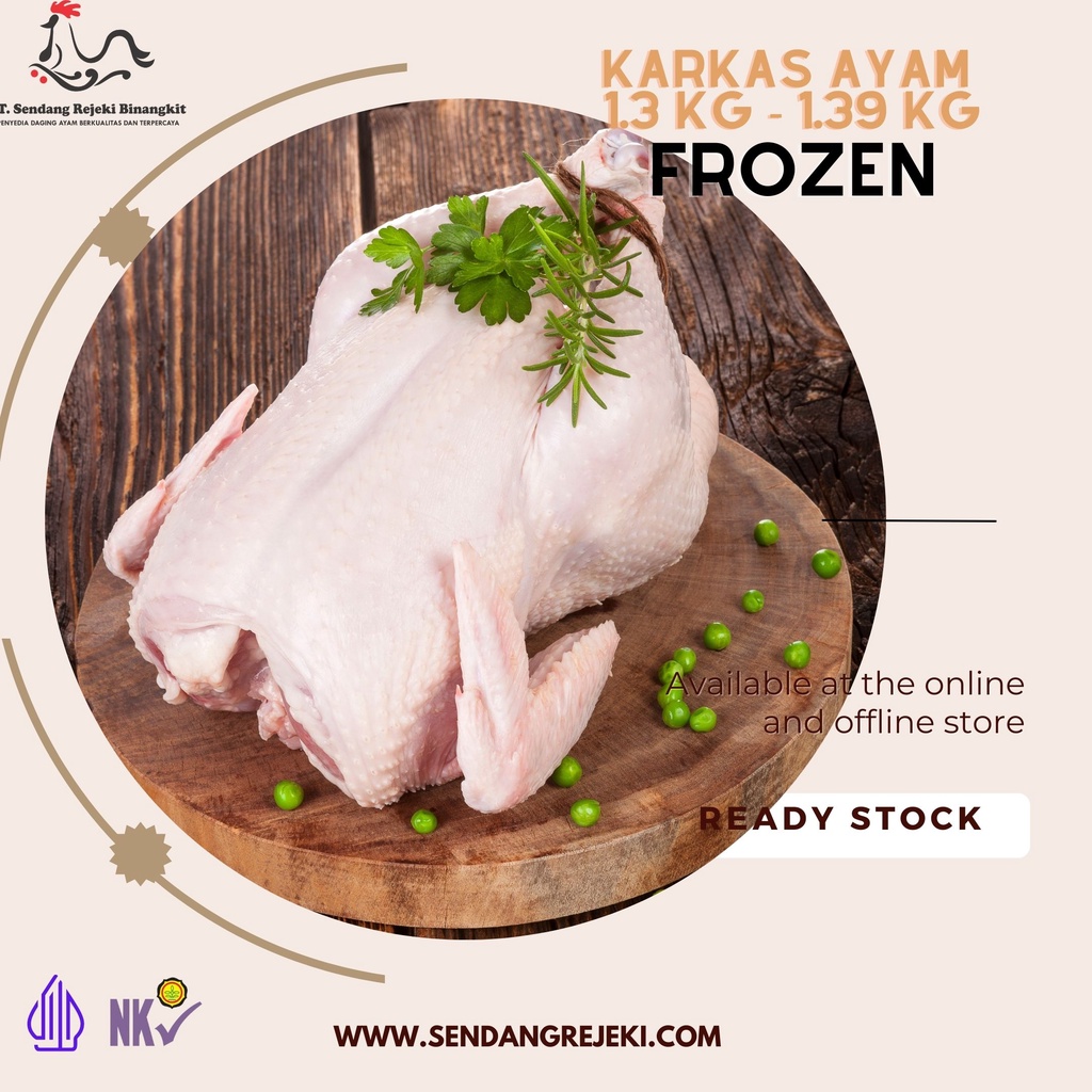 Ayam Broiler 1.3 kg Beku