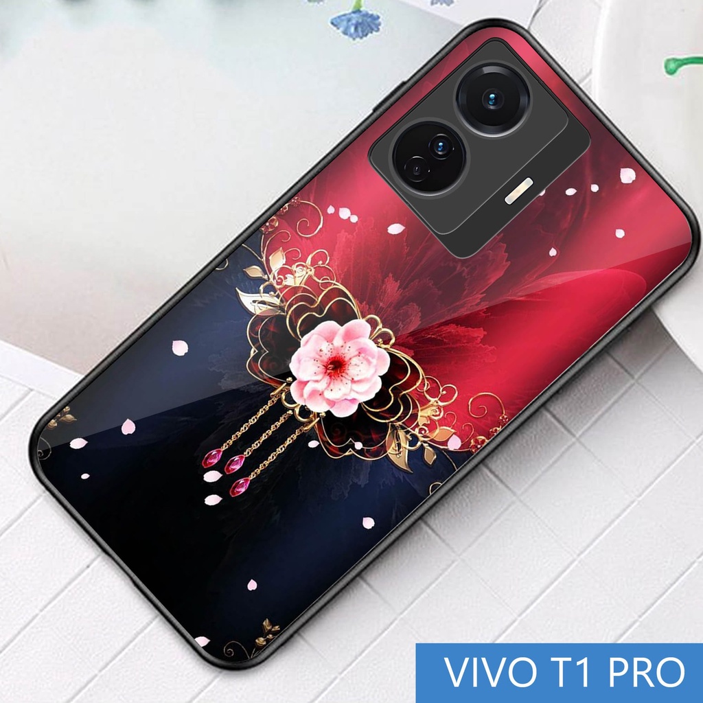 Softcase Glass [S49] VIVO T1 PRO - casing pelindung - VIVO T1 PRO - pelindung handphone - VIVO T1 PR