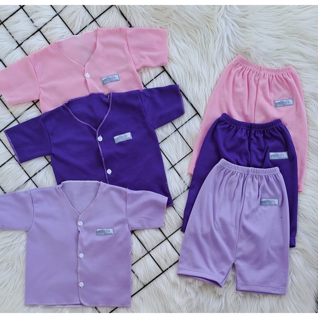 18 PCS PAKET LAHIRAN SERI PINK NEWBORN baju celana bayi baru lahir laki laki perempuan lucu murah 0-8 BULAN