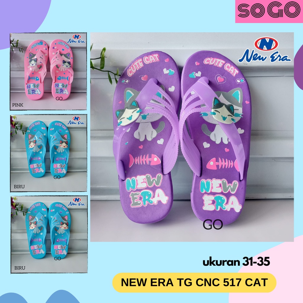 sogo NEW ERA TG CNC 517 CAT 31-35 sandal anak murah keren imut lucu sandal liburan