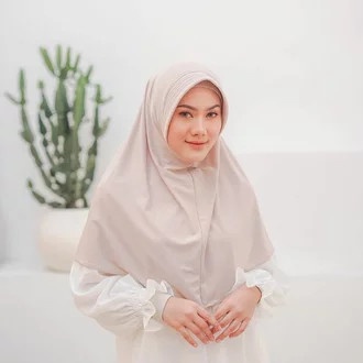 BERGO HAMIDAH / BERGO JERSEY MENUTUP DADA / HIJAB INSTAN PREMIUM 100%