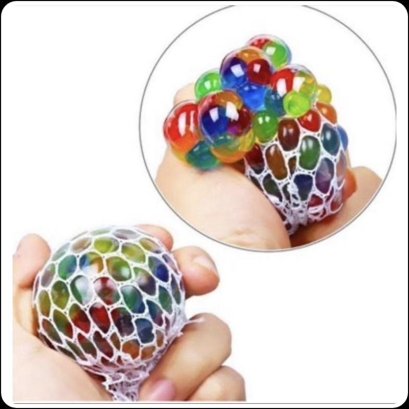 Squishy Mesh Ball / Bola Jaring Squishy / Mainan Anak Anti Stress