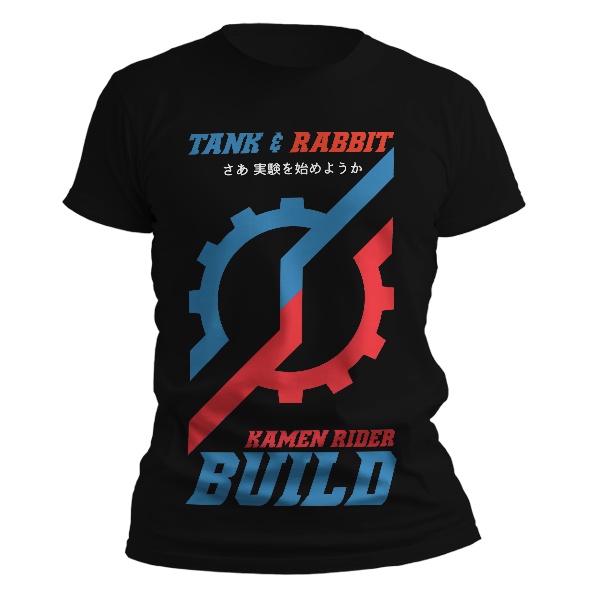 Kaos Kamen Rider Built Rabbit Tank