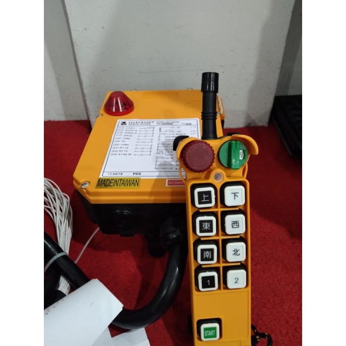 Telecrane F24-8D / F24-8S Remote Wireless Hoist Crane Push Button 380V