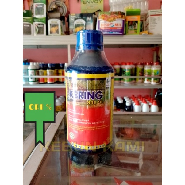 HERBISIDA KERING 1 LITER 300 SL (BAHAN AKTIF PARAKUAT DIKLORIDA 300 SL)