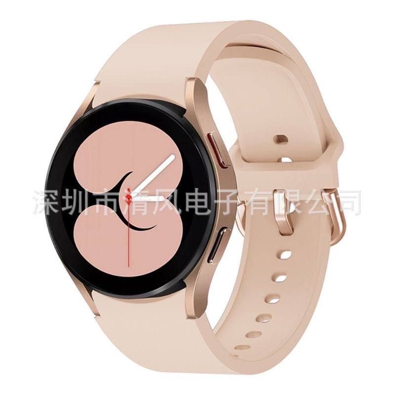 Strap Samsung Galaxy Watch 5 / 5 Pro / 4 / 4 Classic 40mm 42mm 44mm 46mm 40 42 44 45 46 mm Tali Silicone Soft Silikon 20mm 20 mm