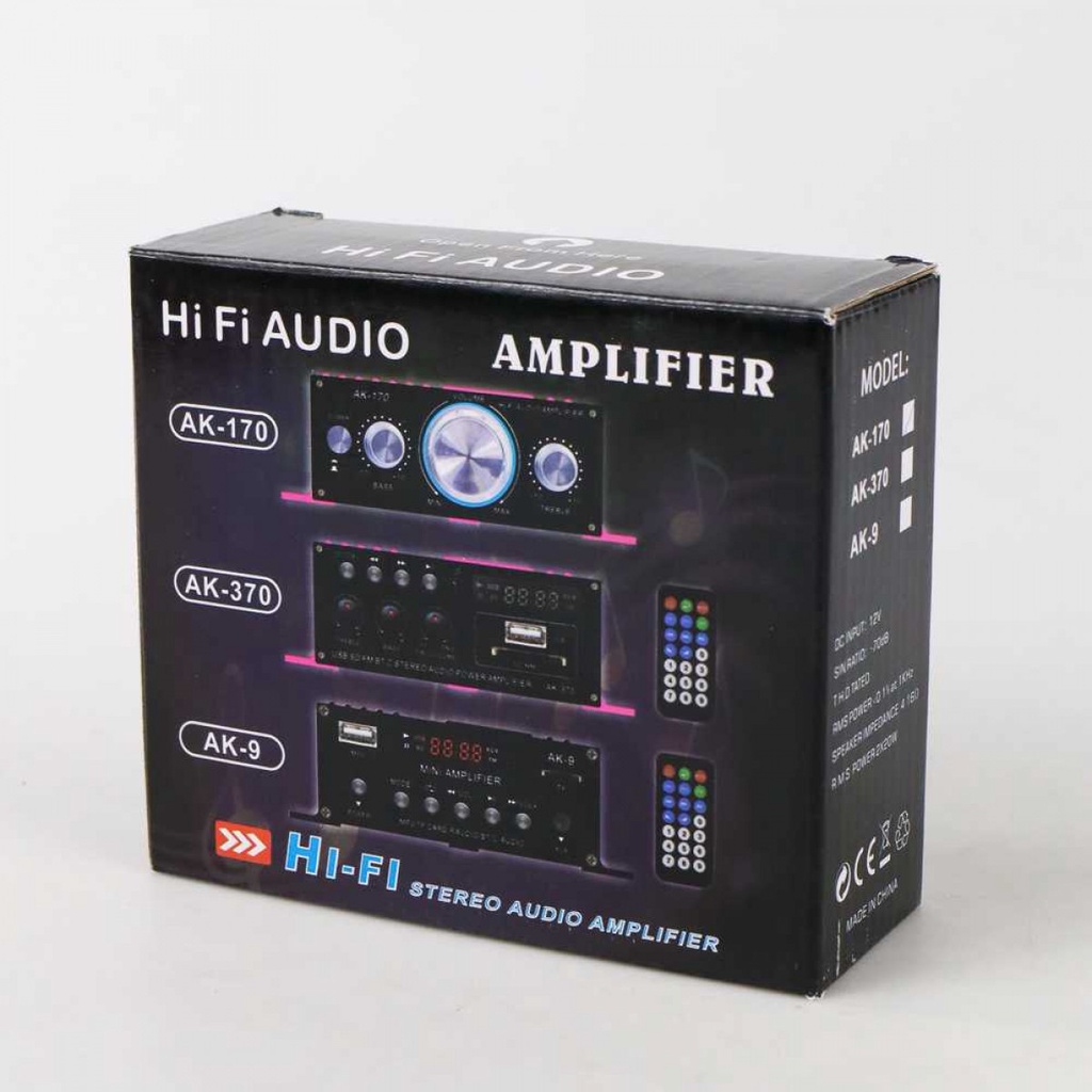 Amplifier Mobil Audio Car Treble Bass Booster AK170