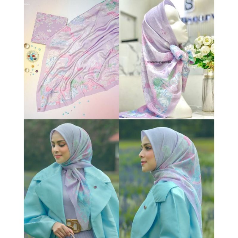 The Friendship Twilight Sparkle Voile Square Voal Reguler by Buttonscarves