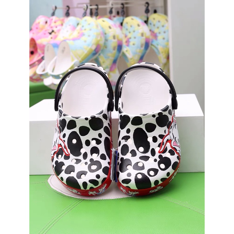 Crocs Funlab / Crocs Anak/ Sandal Anak / Sandal Karet / Sandal Kodok - Dalmatian Dog