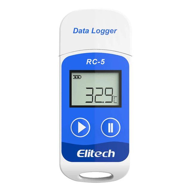 Elitech RC5 Temperature Data Logger Monitor USB RC 5 RC-5 Suhu Loger