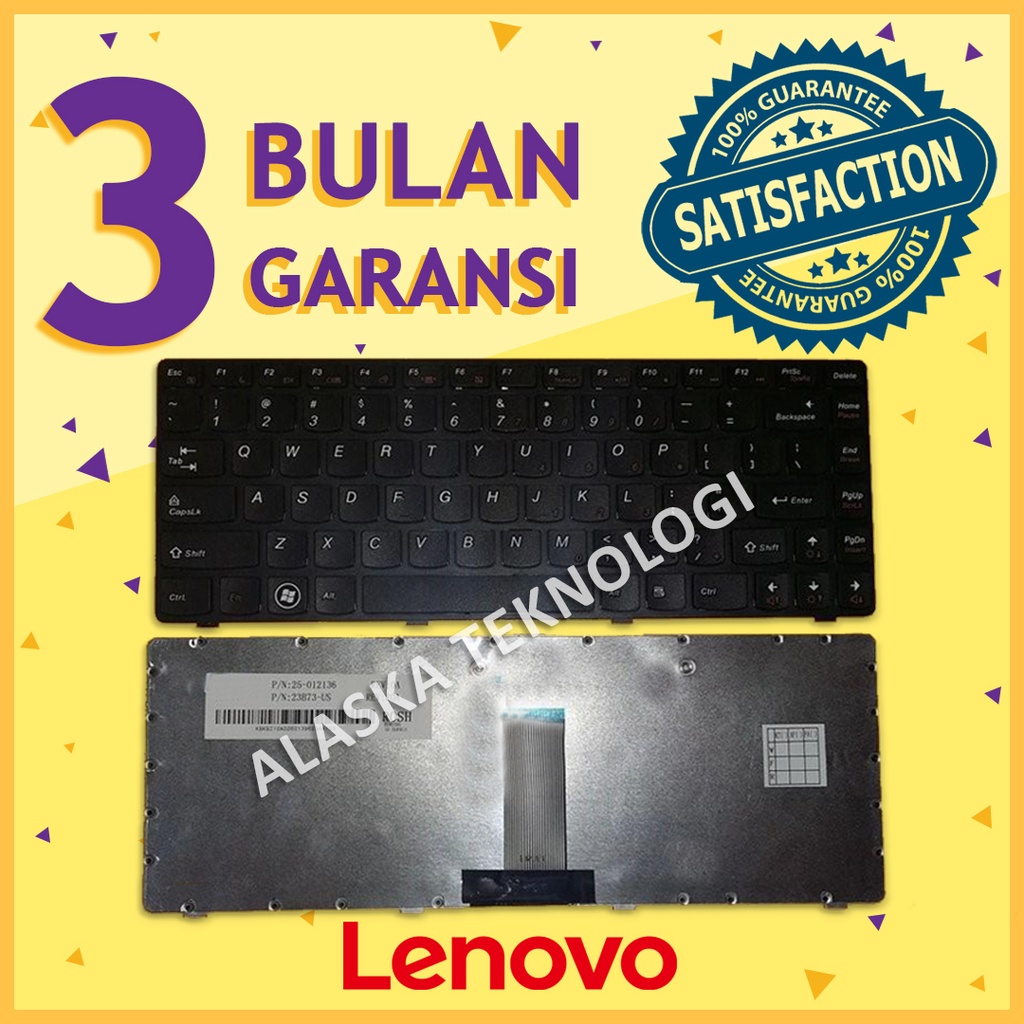 Keyboard Keybord Kibord Kibod Kibot Laptop Notebook Lenovo Y400 Y400N Y400N-IFI Y400N-ISE Y400P Y410