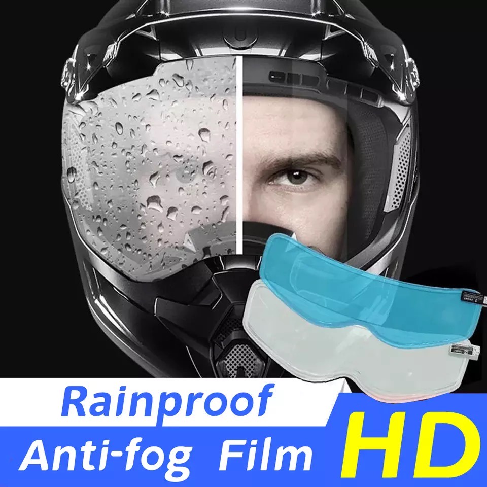 [XOQ] STICKER HELM ANTI AIR DAN ANTI KABUT / KACA FILM HELM RAINPROOF / ANTI FOG HELM