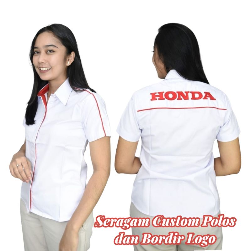 Seragam Custom Polos dan Bordir Nama / Logo usaha