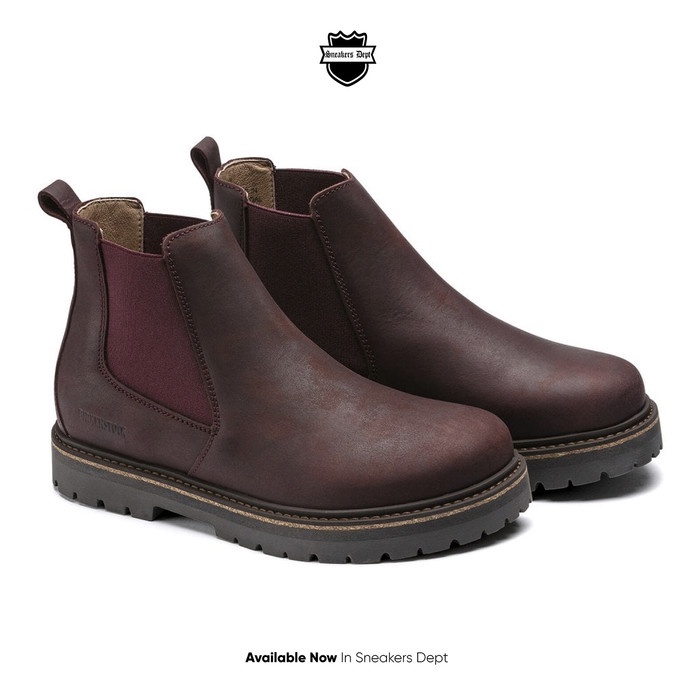 Bok Sepatu Boots Unisex Birkenstock Stalon Ii Burgundy Original