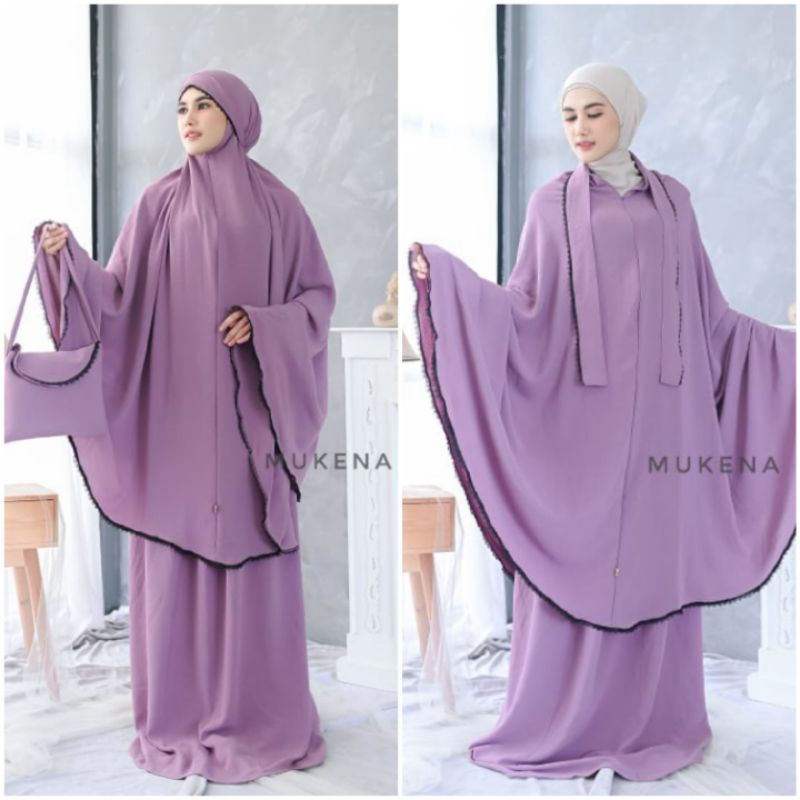 BISA COD MUKENA MADEENA/ MUKENA CRINGKLE AIRFLOW/ MUKENA DUBAI/ MUKENA ARABIA VIRAL/ MUKENA 3 IN 1/M