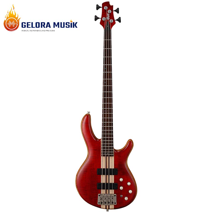 Gitar Bass Elektrik Cort Artisan A4 Plus FMMH-OPBC