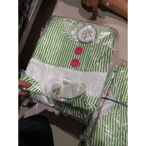 Dress anak 2 3 Tahun baju anak cewek perempuan gaun strip terbaru bebek piyo piyo