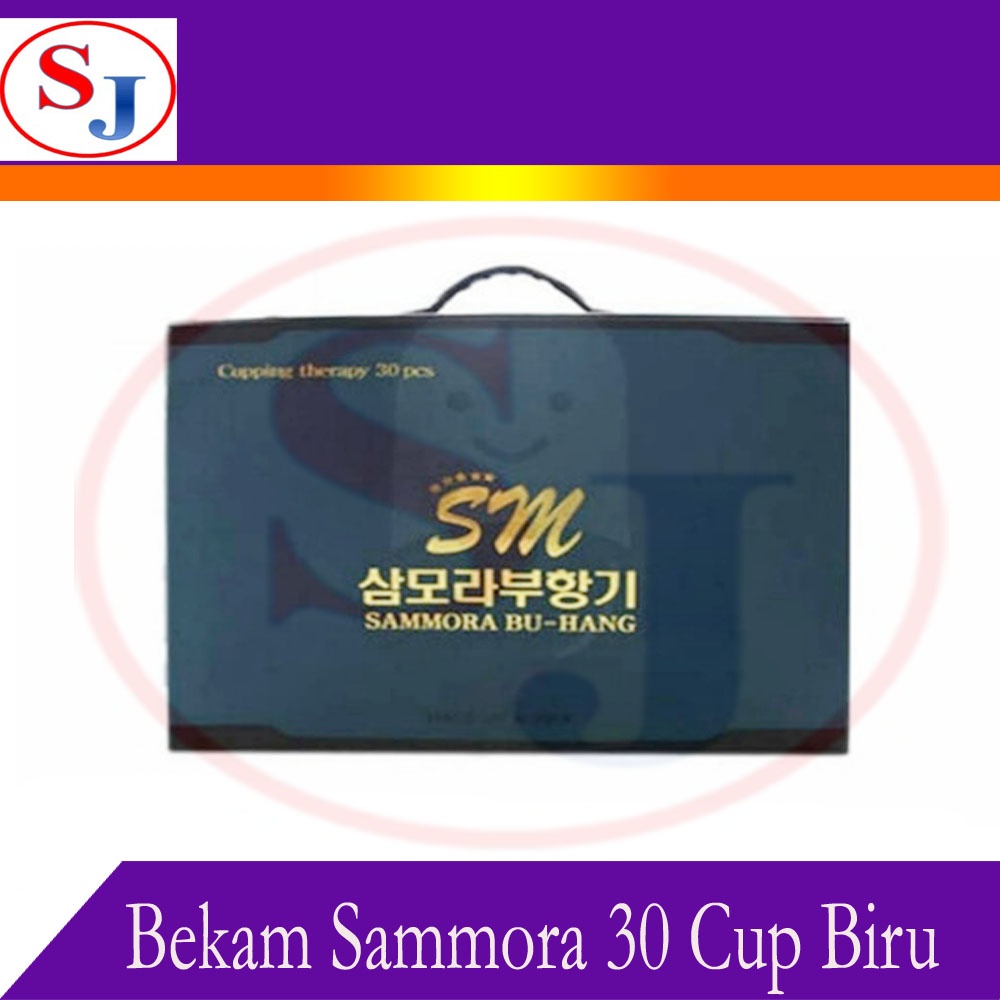 Bekam Sammora 30 Cup Biru / Bekam Sammora isi 30 Cup Biru Korea