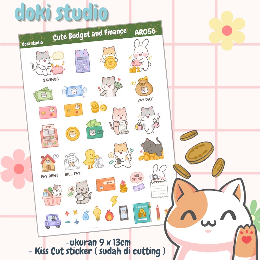 

[DOKI] Stiker Dekorasi Lucu / Sticker Journal / Stiker Aesthetic Memo Sticky Notes Journal Scrapbook Planner