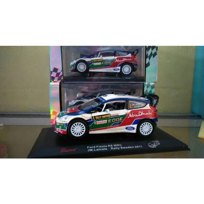 Diecast Miniatur Mobil Ford Fiesta RS WRC Rally Asli Original ---MURAH---