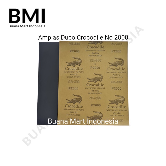 Amplas Duco CROCODILE No 2000 | Amplas Lembaran Kertas Grit 2000