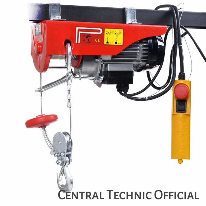 Toru Hoist Elektrik 600 Kg Weka Electric Hoist Pa600 Mini Crane Hoist 600Kg