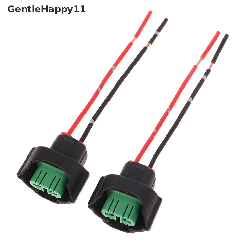 Gentlehappy 2Pcs H11 Female Connector Adapter Wiring Harness Socket Colokan Kabel Mobil Adapter id