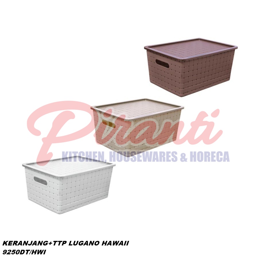 KERANJANG LUGANO HAWAII 9250DT /KOTAK PENYIMPANAN PLASTIK