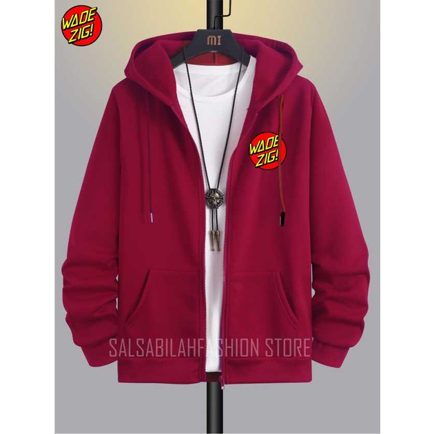 [BISA COD] SWEATER HOODIE WDZG ZIPPER RESLETING TEBAL KUALITAS DISTRO UNISEX M L XL XXL