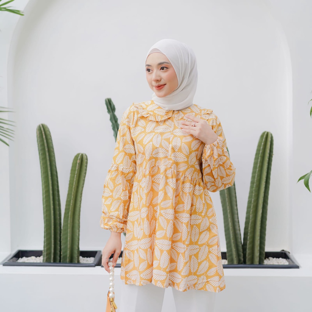 Baju Wanita Atasan Batik Blus Wanita Terlaris Terbaru M,L,XL,XXL,3L