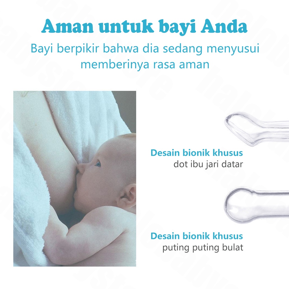 Halo Baby empeng bayi/Empeng Dot Full Silikon Gepeng BPA FREE dot Bayi