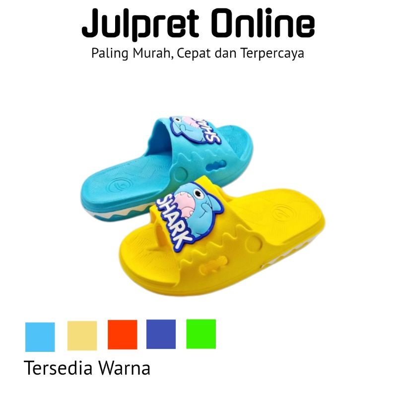 DX 306D SH Sandal Jepit Kokop Anak Laki laki Baby Shark Kids