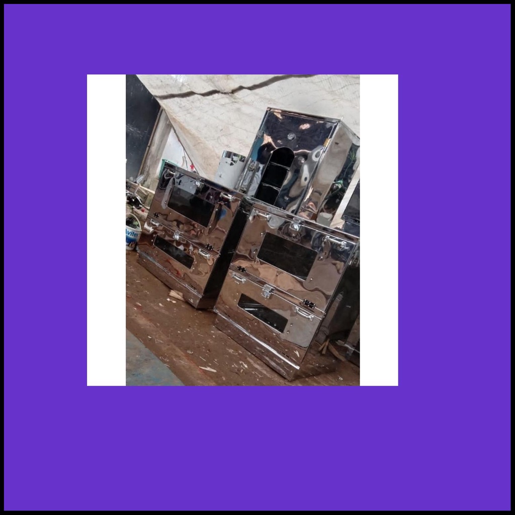 Oven Gas Bahan stainless Ukuran 60 x55*70