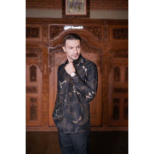 Kemeja Batik Pria SLIMFIT Lengan Panjang Lapis Furing Premium Modern Sragenan