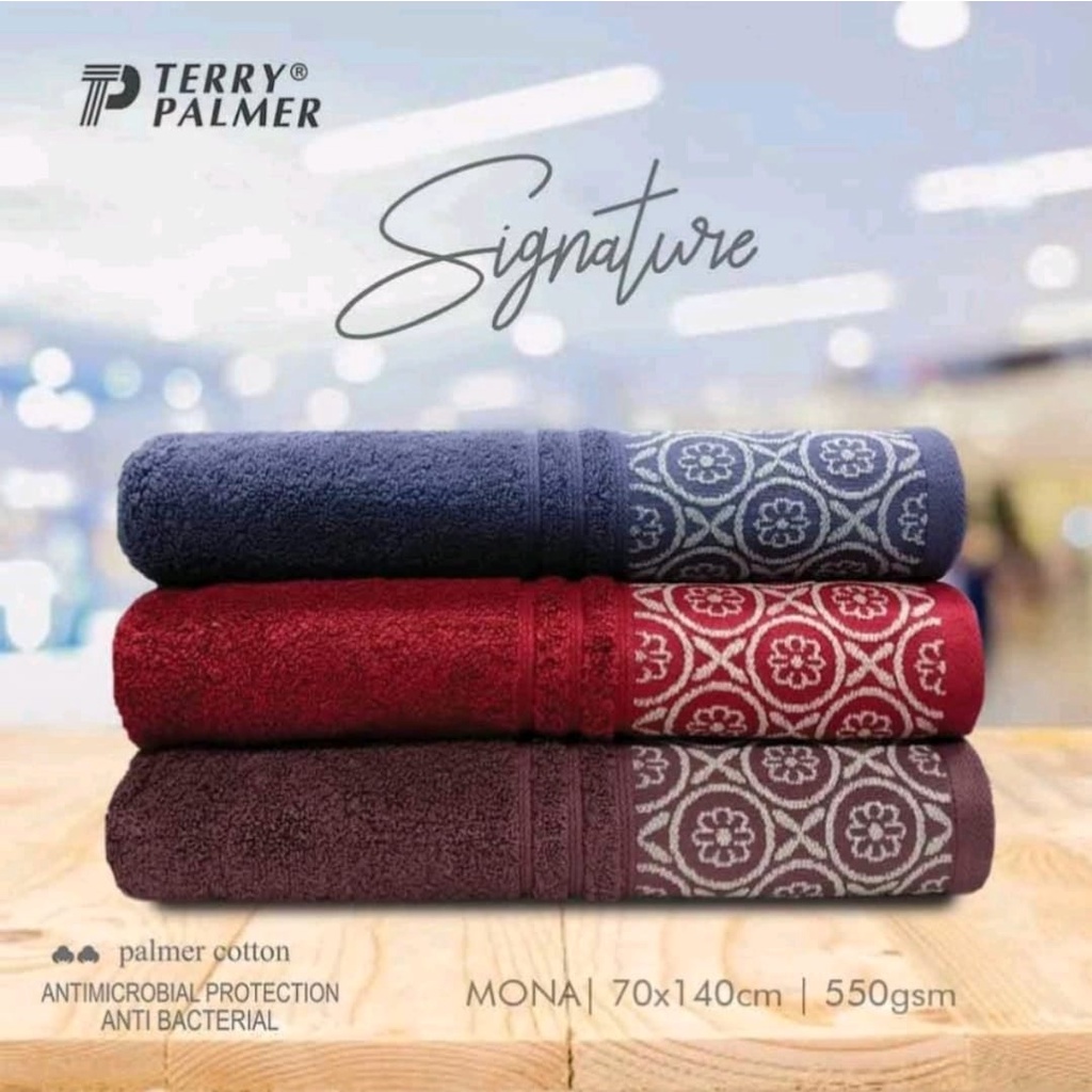 Handuk Terry Palmer 70x140 SIGNATURE Tebal Serap Air Bagus  Premium Exclusive Signature HANDUK MANDI JUMBO