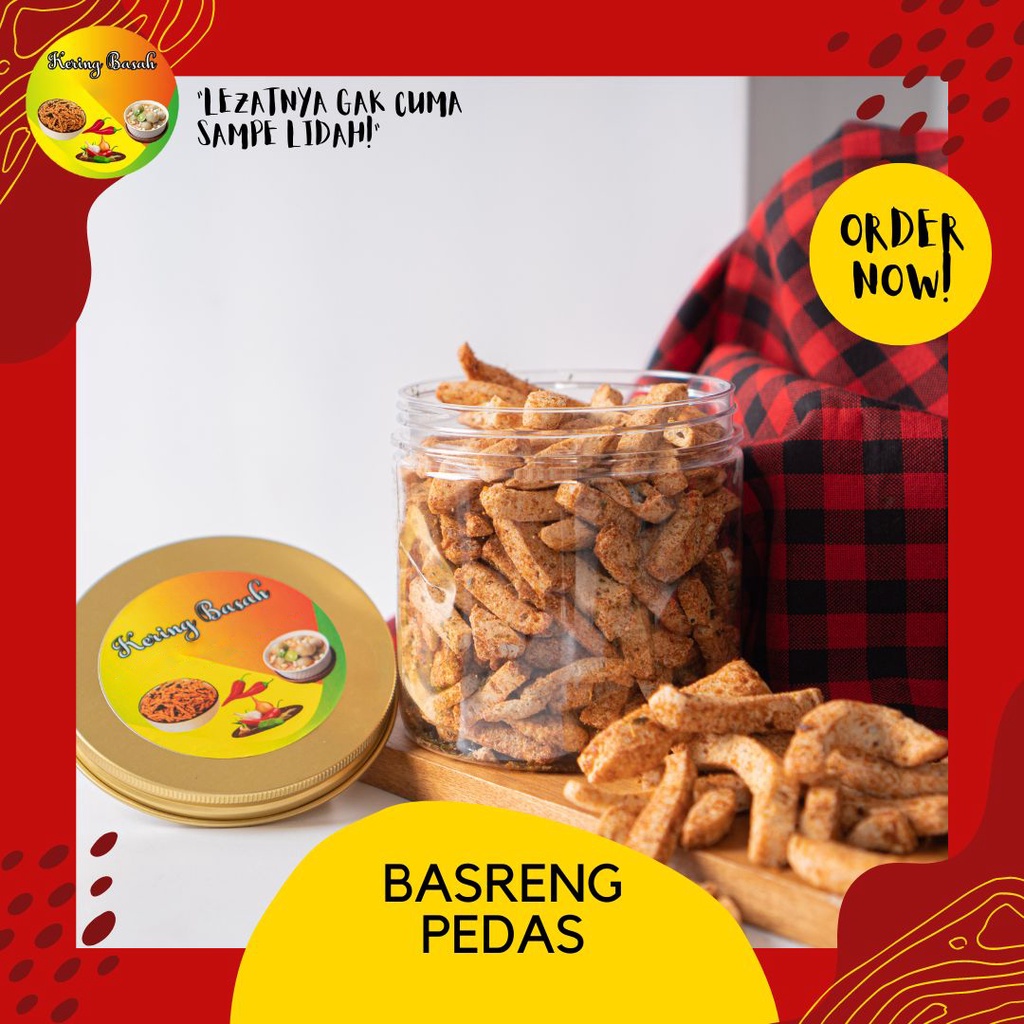 

Basreng Pedas Daun jeruk 250gr Asli Bandung