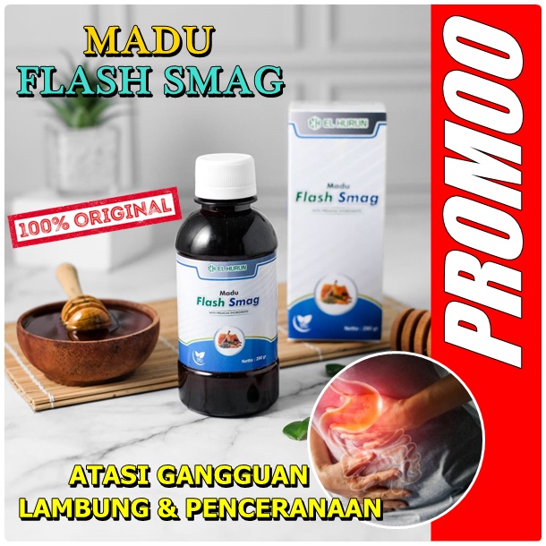 

Madu Flash Smag El Hurun 280g Madu Maag GERD. Dan Asam Lambung