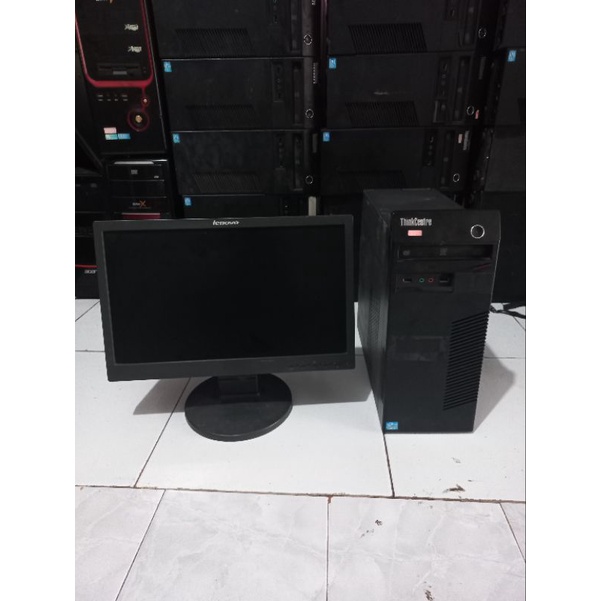 CPU Core i3 RAM 4GB HDD 320 DVD + Monitor 19 inci