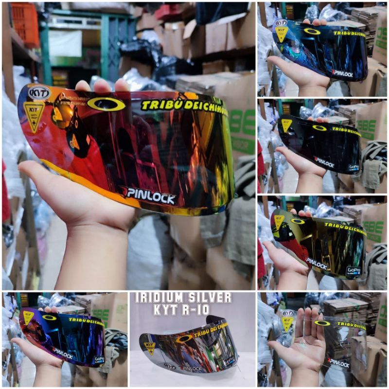 KACA HELM FLAT Visor Ini Cocok Untuk Helm KYT R10/KYT RC SEVEN/KYT K2 RIDER/ KYT V2R/ KYT VERON/MDS VIKTORY.